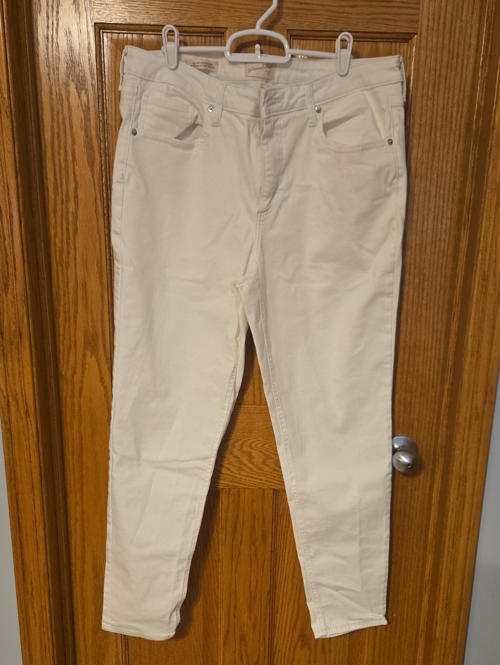 Universal Thread Cream Skinny High-Rise Jeans